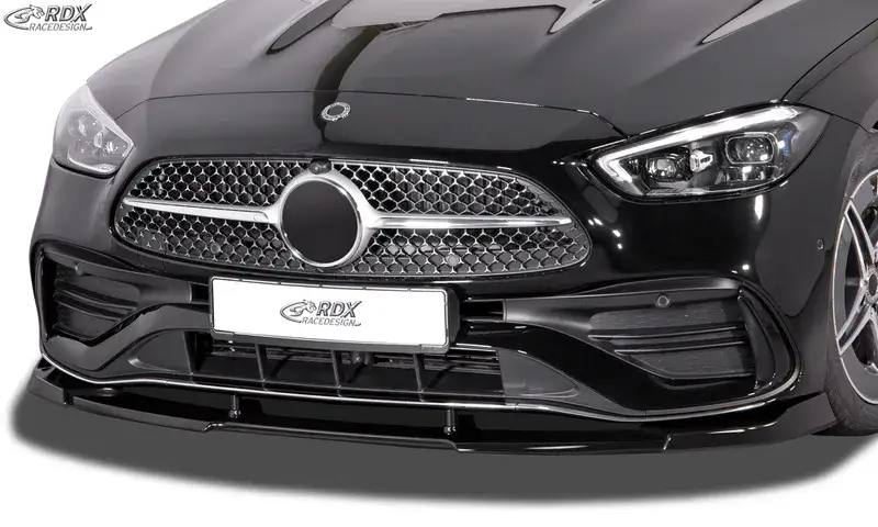 Wochenendangebot RDX Frontspoiler VARIO-X für MERCEDES C-Klasse AMG-Line W206, S206 Frontlippe Front Ansatz Vorne Spoilerlippe