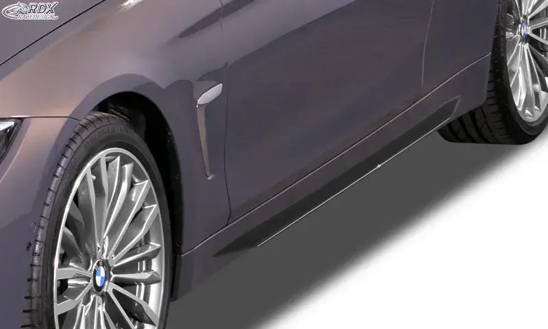 Zertifiziert RDX Seitenschweller für BMW 4er F32 / F33 / F36 (-2017 & 2017+) "Slim"