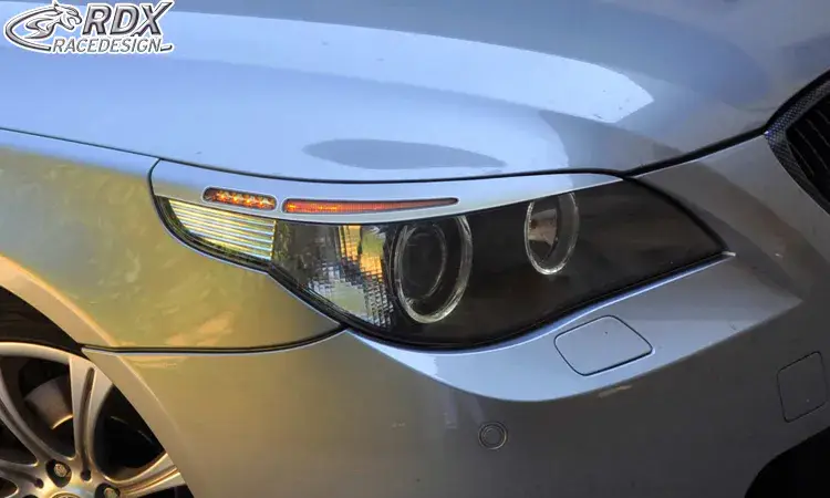 RDX Scheinwerferblenden für BMW 5er E60 / E61 -2007 Böser Blick Neuheit