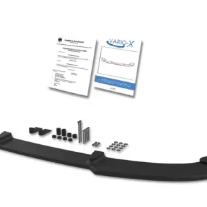 Echt RDX Frontspoiler VARIO-X für BMW 5er E60 / E61 2007+ (M-Technik Frontstoßstange) Frontlippe Front Ansatz Vorne Spoilerlippe
