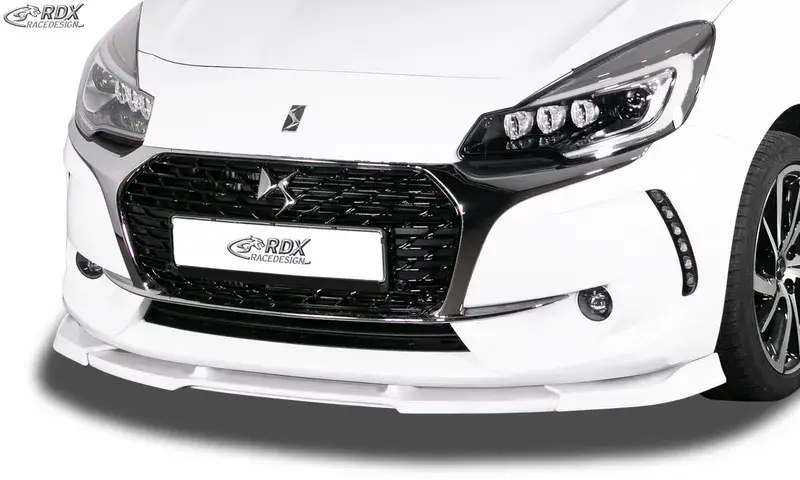 RDX Frontspoiler VARIO-X für CITROEN DS3 (2016+) Frontlippe Front Ansatz Vorne Spoilerlippe Nur Heute