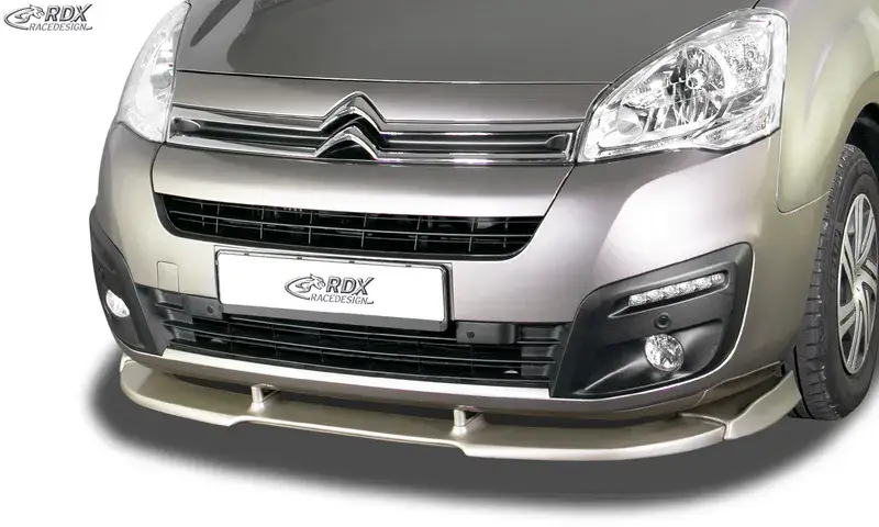 RDX Frontspoiler VARIO-X für CITROEN Berlingo (7 / 2015+) & für PEUGEOT Partner (7 / 2015+) Frontlippe Front Ansatz Vorne Spoilerlippe Nur Für Kurze Zeit