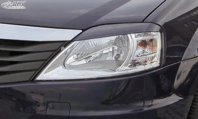 RDX Scheinwerferblenden für DACIA Logan 2008-2013 Böser Blick Garantierte Lieferung