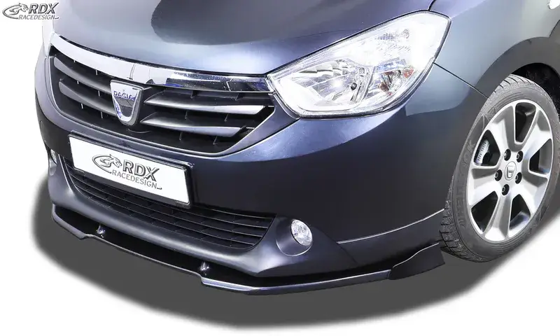 RDX Frontspoiler VARIO-X für DACIA Dokker (SD) & Lodgy (SD) "V1" Frontlippe Front Ansatz Vorne Spoilerlippe Geprüft