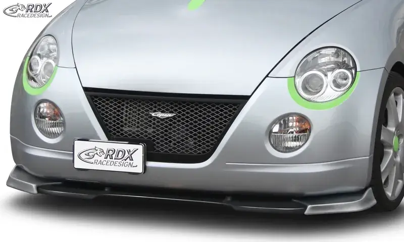 Markenprodukt RDX Frontspoiler VARIO-X für DAIHATSU Copen Frontlippe Front Ansatz Vorne Spoilerlippe
