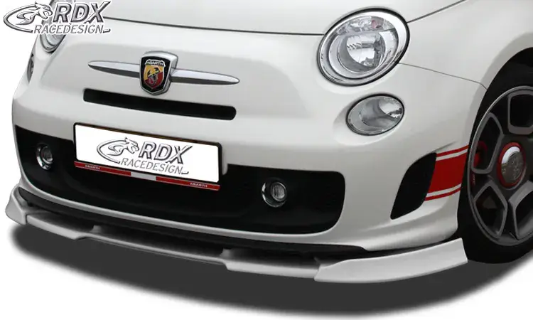 RDX Frontspoiler VARIO-X für FIAT 500 Abarth Frontlippe Front Ansatz Vorne Spoilerlippe Markenware