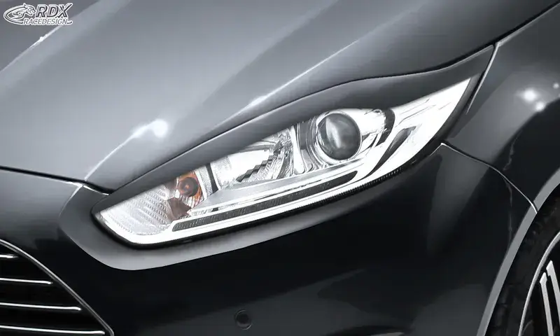RDX Scheinwerferblenden für FORD Fiesta MK7 JA8 JR8 (2012+) Böser Blick Begrenztes Angebot