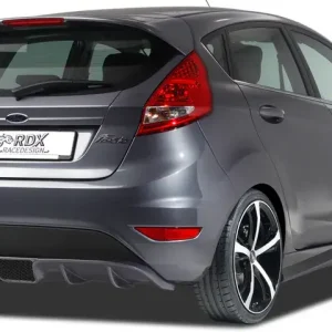 RDX Heckansatz für FORD Fiesta MK7 JA8 JR8 (2008-2012 & Facelift 2012+) Heckeinsatz Heckblende Diffusor Highlight