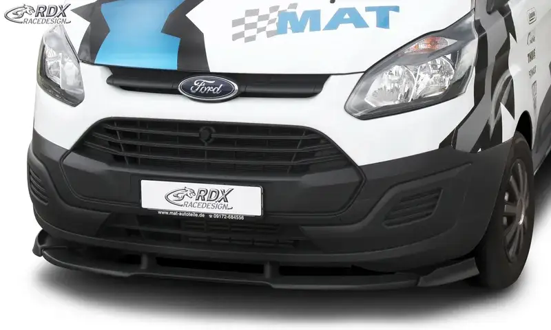 Top-Angebot RDX Frontspoiler VARIO-X für FORD Transit Custom / Tourneo Custom 2012+ Frontlippe Front Ansatz Vorne Spoilerlippe