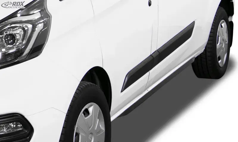 Garantierte Lieferung RDX Seitenschweller für FORD Transit / Tourneo Custom MK7 2014-2018 & 2018+ "Slim"