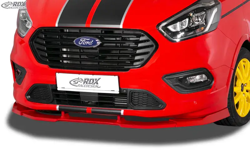RDX Frontspoiler VARIO-X für FORD Transit Custom / Tourneo Custom ST-Line 2018+ Frontlippe Front Ansatz Vorne Spoilerlippe Saisonangebot