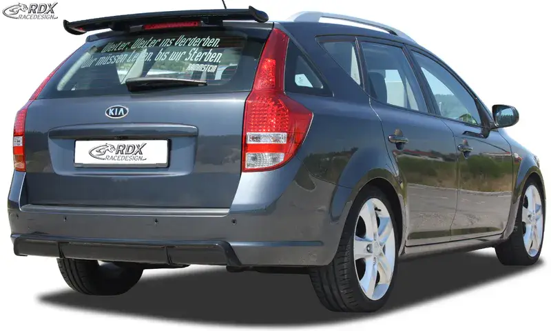 RDX Heckansatz für KIA Ceed Typ ED SW Diffusor Heckblende Heckdiffusor Preiswert