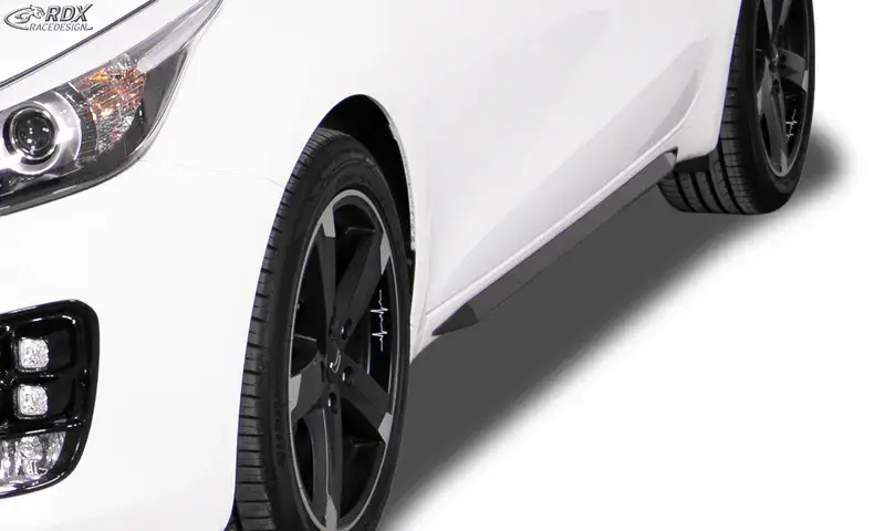 Zertifiziert RDX Seitenschweller für KIA Ceed, Ceed SW, Pro Ceed Typ JD (auch GT & GT-Line) "Slim"