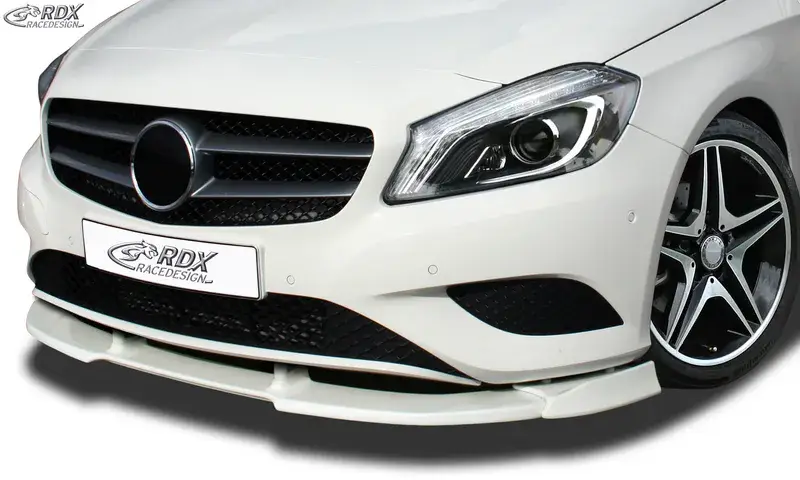 RDX Frontspoiler VARIO-X für MERCEDES A-Klasse W176 (2012-2015) Frontlippe Front Ansatz Vorne Spoilerlippe Nur Für Kurze Zeit