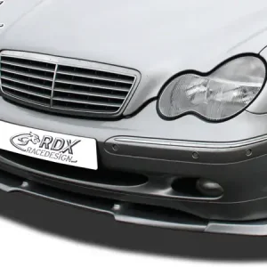 Markenprodukt RDX Frontspoiler VARIO-X für MERCEDES C-Klasse W203 -03/2004 (Passend an Classic/Elegance Stoßstange) Frontlippe Front Ansatz Vorne Spoilerlippe