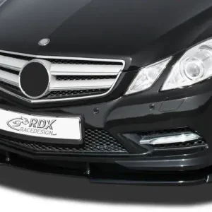 RDX Frontspoiler VARIO-X für MERCEDES E-Klasse Cabrio A207 / Coupe C207 AMG-Styling -2013 (Passend an Fahrzeuge mit AMG-Stylingpaket Frontstoßstange) Frontlippe Front Ansatz Vorne Spoilerlippe Direktkauf