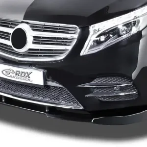 RDX Frontspoiler VARIO-X für MERCEDES V-Klasse W447 AMG-Line Frontlippe "V1" Front Ansatz Vorne Spoilerlippe Echt