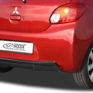 RDX Heckansatz für MITSUBISHI Space Star & Mirage -2016 Diffusor Heckblende Heckdiffusor Nur Für Kurze Zeit