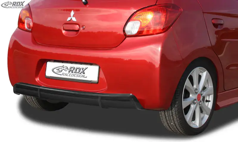 RDX Heckansatz für MITSUBISHI Space Star & Mirage -2016 Diffusor Heckblende Heckdiffusor Nur Für Kurze Zeit