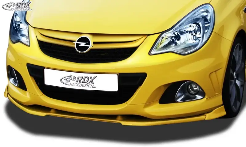 Garantierte Lieferung RDX Frontspoiler VARIO-X für OPEL Corsa D Facelift OPC 2010+ (Passend an OPC bzw. Fahrzeuge mit OPC Frontstoßstange) Frontlippe Front Ansatz Vorne Spoilerlippe