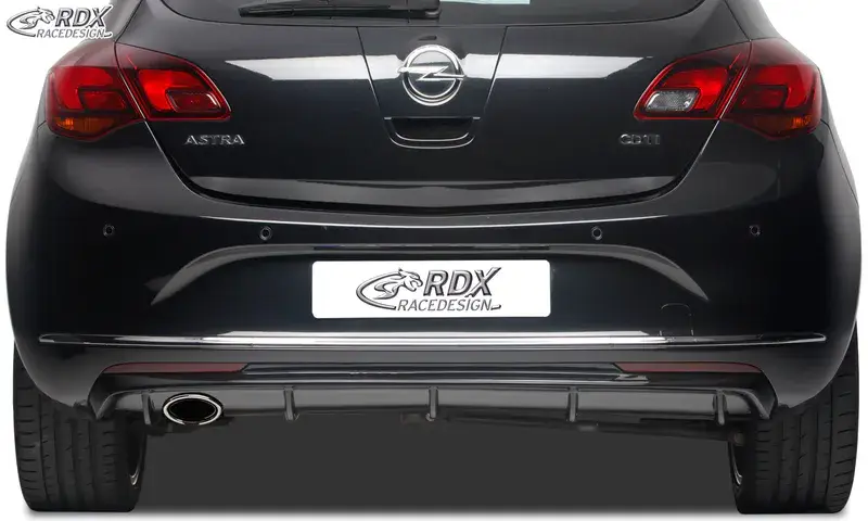 RDX Heckansatz für OPEL Astra J Diffusor Heckblende Heckdiffusor Preiswert