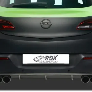 Neu RDX Heckansatz für OPEL Astra J GTC Diffusor Heckblende Heckdiffusor (für Duplex-Auspuff)