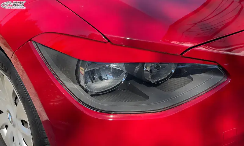 Sonderaktion RDX Scheinwerferblenden für BMW 1er (F20 / F21 / 2011+), nur für Halogen, Böser Blick