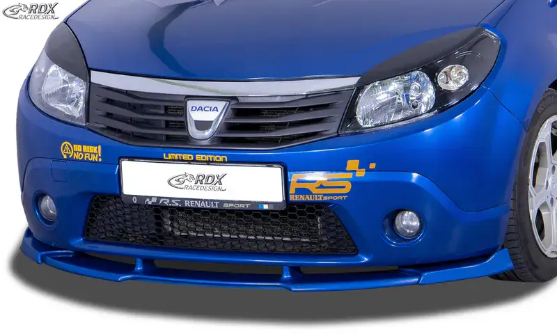 Top-Seller RDX Frontspoiler VARIO-X für DACIA Sandero 1 (SD/SDR) Frontlippe Front Ansatz Vorne Spoilerlippe