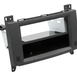 Knallerangebot ACV 2-DIN Radioblende mit Fach Mercedes Fahrzeuge Rubber Touch