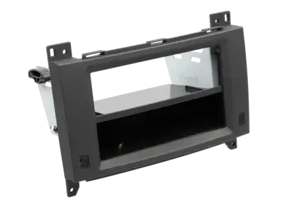 Knallerangebot ACV 2-DIN Radioblende mit Fach Mercedes Fahrzeuge Rubber Touch