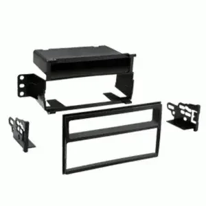 ACV 1-DIN Radioblende mit Fach Nissan Juke/Tiida/Versa schwarz Markenware