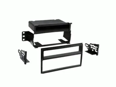 ACV 1-DIN Radioblende mit Fach Nissan Juke/Tiida/Versa schwarz Markenware