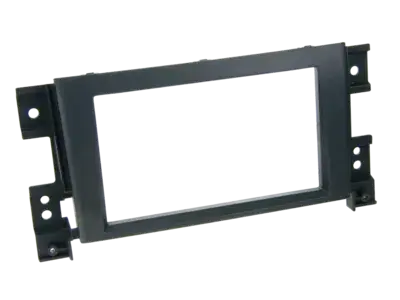 Solange Der Vorrat Reicht ACV 2-DIN Radioblende Suzuki Grand Vitara 2005-2015 schwarz