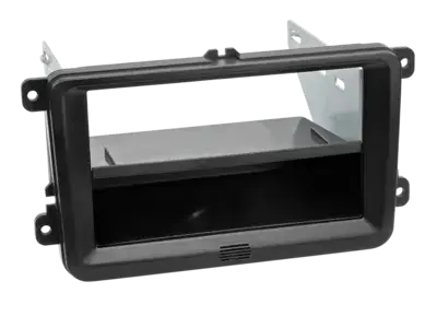Highlight ACV 2-DIN Radioblende mit Fach Seat/Skoda/VW schwarz