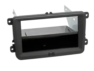 Bestseller ACV 2-DIN Radioblende mit Fach Seat/ Skoda/VW Rubber Touch