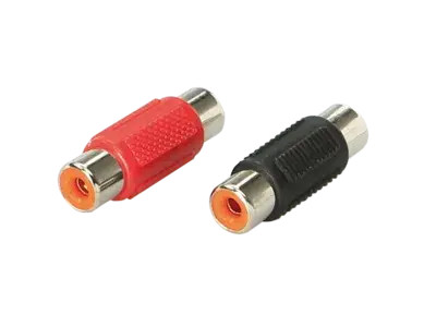 Beliebt ACV Cinch Verbinder (f)>(f) 1 x rot / 1 x schwarz
