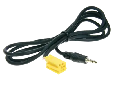 Bestpreis ACV AUX In Adapter Alfa / Fiat Mini-ISO (gelb)