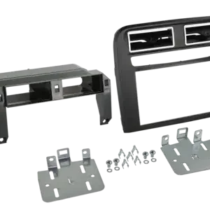 Zertifiziert ACV 2-DIN Radioblende Fiat Grande Punto 2005-2010 schwarz