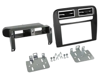 Zertifiziert ACV 2-DIN Radioblende Fiat Grande Punto 2005-2010 schwarz