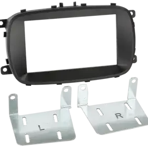 ACV 2-DIN Radioblende Fiat 500X(ZAF 334) 01/2015-08/2024 schwarz Super-Preis