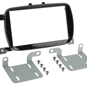 Versand Am Gleichen Tag ACV 2-DIN Radioblende Fiat 500 07/2015-08/2024 Klavierlack