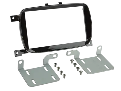 Versand Am Gleichen Tag ACV 2-DIN Radioblende Fiat 500 07/2015-08/2024 Klavierlack