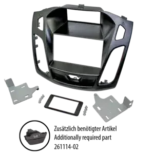 Sichere Zahlung ACV 2-DIN Radioblende Ford Focus(DYB) 07/2013-08/2018