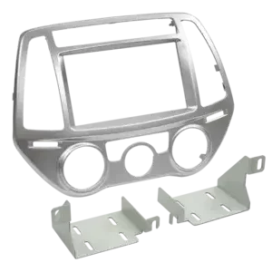 Meistverkauft ACV 2-DIN Radioblende Hyundai i20 07/2012-11/2014 silber