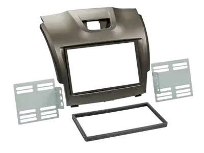 Neuheit ACV 2-DIN Radioblende Chevrolet/Isuzu D-Max/MU-X grau