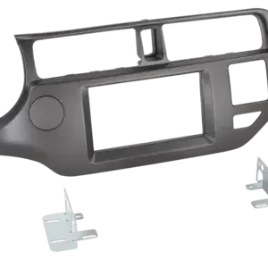 ACV 2-DIN Radioblende Kia Rio(UB) 09/2011-01/2015 anthrazit LHD Begrenztes Angebot