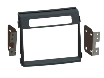 ACV 2-DIN Radioblende Kia Soul(AM)02/2009-09/2011 schwarz Highlight
