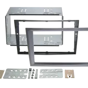 Preisknaller ACV 2-DIN Radioblende Opel/Renault/Subaru/Suzuki charcoal metall