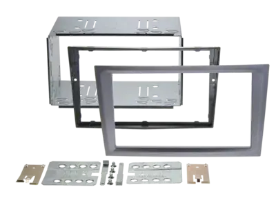 Preisknaller ACV 2-DIN Radioblende Opel/Renault/Subaru/Suzuki charcoal metall