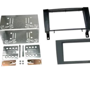 Ausverkauf ACV 2-DIN Radioblende Mercedes SLK(R171) 2004-2011 Rubber touch